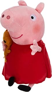TY Peppa Pig Beanie Buddy 10In – Soft Plush Toy Teddy, Kids Stuffed Animal Collectible Plushies, Cute Soft Toy Gift for Toddlers & Children