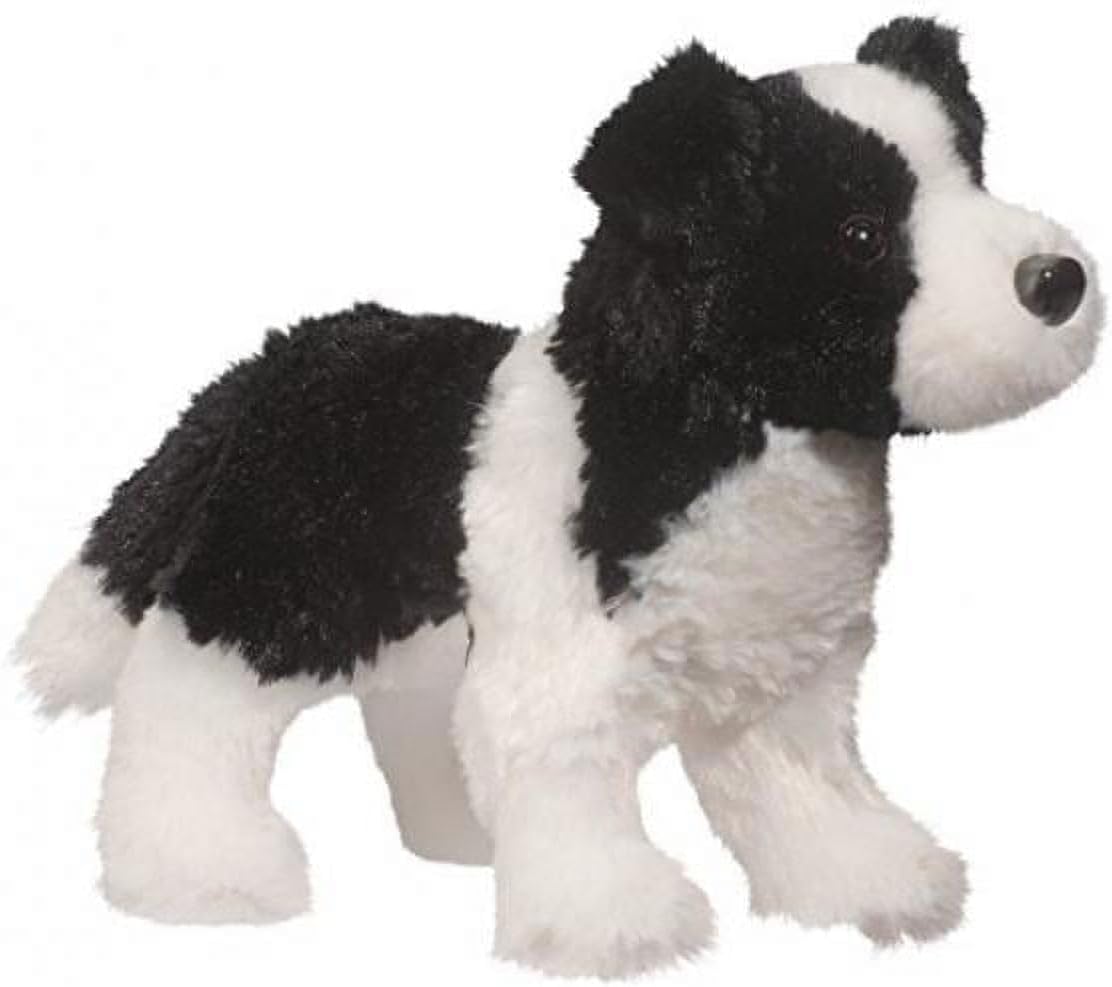 Douglas 4009 Dogs Border Collie Plush Toy, 20 cm Long