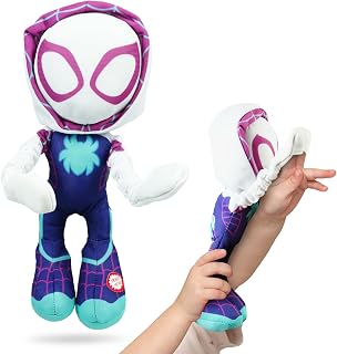 Marvel Spidey and His Amazing Friends – Slingshot Plush Ghost Toy with Sound – Large Stretchable Arms for Launch Action – Soft & Durable Superhero Plush for Kids – Fun Toy for Boys & Girls