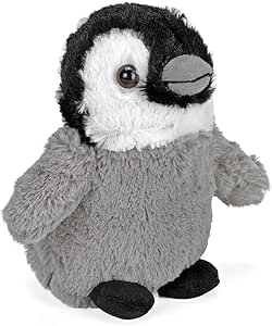 Wild Republic Penguin Plush, Stuffed Animal, Plush Toy, Gifts for Kids, Hug’Ems 7 Inches,18 cm