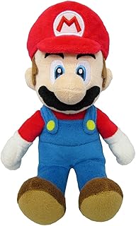 Super Mario Bros 24 cm Sanei Officially Licensed Nintendo Mario Plush Toy (Red)