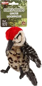 Animal Instincts Forest Friends Walter Woodpecker Plush Dog Toy, Small
