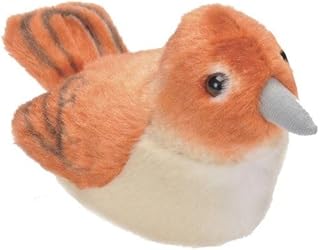 Wild Republic 19503 13-16 cm Nightingale with Real Bird Calls Plush Toy