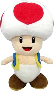 Super Mario Nintendo Toad Sanei Plush Toy, 20 cm