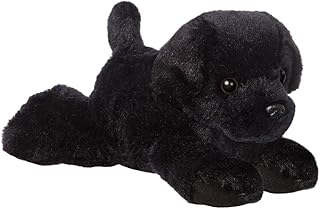 Aurora, 31295, Mini Flopsies Blackie Black Labrador Dog, 8in, Soft Toy, 8"
