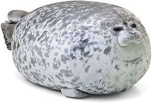 ETAOLINE Chubby Blob Seal Pillow Cute Seal Plush Toy Stuffed Animals