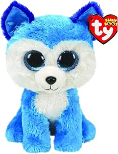 Ty UK Ltd 2005086 Prince Husky - Boo Med Plush Animal, Multicolor, 24cm