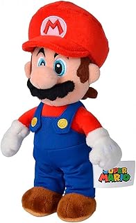 Simba Toys Mario Plush Toy, Suitable from the First Months of Age, 20 cm
