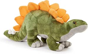 Zappi Co Plush Children's Stuffed Soft Cuddly Plush Toy-Part of Safari Animals Collection, Perfect for Kids (33cm Depth)(Stegosaurus Dinosaur)