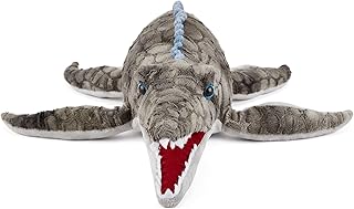 Zappi Co Children's Realistic Lifelike Large Plush Toy - Soft & Cuddly Stuffed Animal for Boys and Kids (38cm Length) (Mosasaurus)
