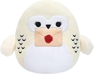 Squishmallows Original “Harry Potter” 8-Inch Hedwig Holding Letter Plush - Ultrasoft Official Jazwares Plush (Little)
