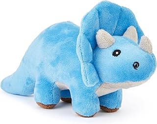 Zappi Co Children's Soft Cuddly Plush Toy Animal - Perfect Perfect Soft Snuggly Playtime Companions for Children (12-15cm /5-6") (Triceratops)
