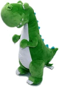 Soft Toy Dinosaur Trex 35cm, Plush Toy Dinosaur, Cute Stuffed Animal T-rex, Dino Plushie, Gifts for Birthday, Valentine's Day Chirstmas, 35CM Green T-Rex
