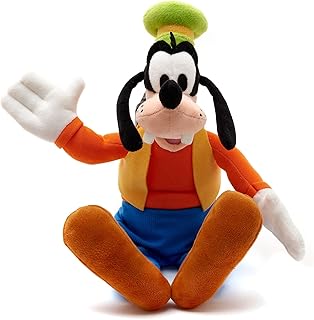 Disney Store Official Goofy Small Soft Plush Toy, 36cm/14”, Iconic Cuddly Toy Character with Embroidered Detailed and Classic Goofy Attire, Suitable for All Ages