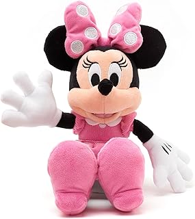 Disney Store Official Minnie Mouse Pink Soft Toy, 33cm Plush