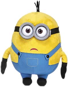 Play by Play Minions Rise of Gru Minions Plush Toy Premium Cuddly Toy New Selection Bob, Otto, Kevin, Stuart, Dave with PVC Eyes Original Licence (Otto 30 cm)