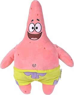 109491001 Sponge Bob Plush Patrick, 35 cm Plush Figure, Suitable from the First Months of Life