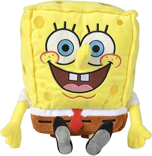 109491000 Spongebob Squarepants Plush Toy 35 cm with Recycled Filling Material from the First Months of Life, Yellow