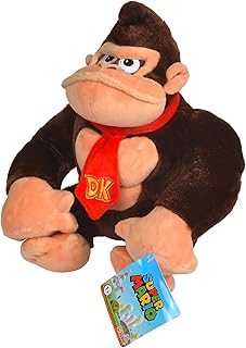 Simba Official Nintendo Super Mario Donkey Kong Plush, 30 cm Soft Toy for Kids, Fan Favourite Gift