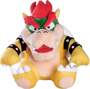 Simba Official Nintendo Super Mario Bowser Plush, 30 cm Soft Toy for Kids, Fan Favourite Gift