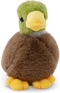 Living Nature SMOLS Mallard Duck Plush Toy | Soft Toy Gift For Kids | Naturli Eco-Friendly Plush, Grey