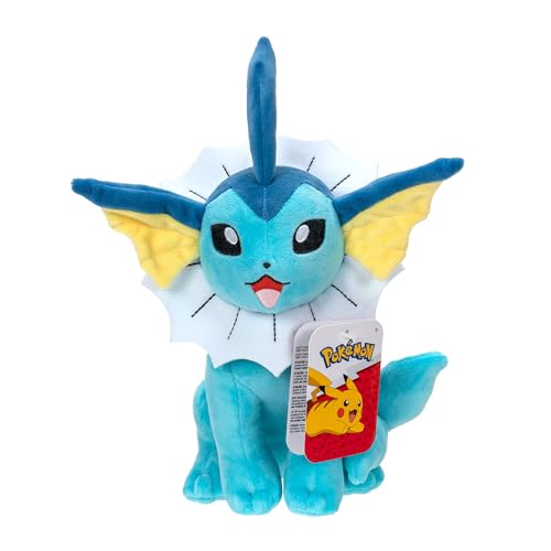 Jazwares Pokémon Vaporeon plush, 8 inch