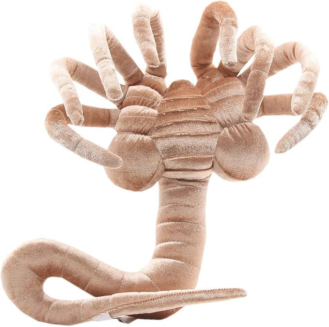 Facehugger Figure Toy Plush Facehugger Stuffed Toy Creative Soft Animal Plush Doll with Adjustable Paw
