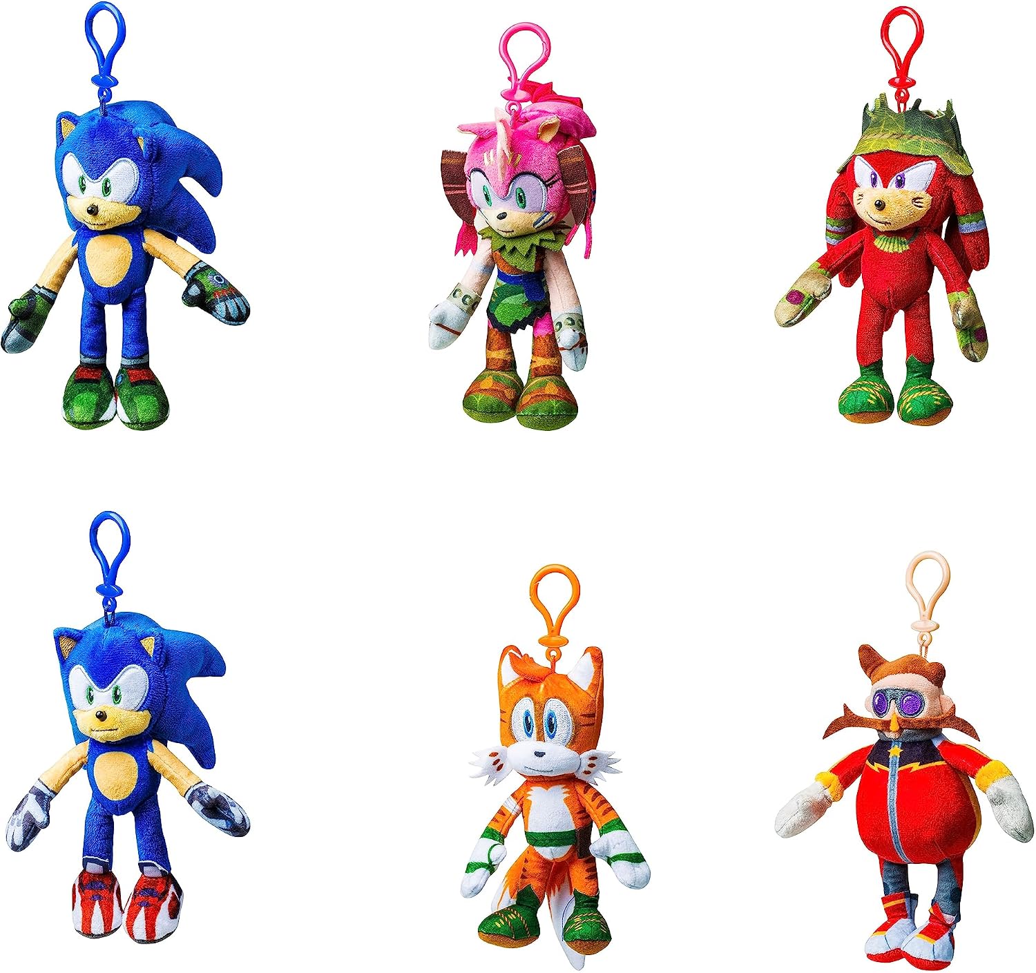 Sonic Clip on Plush Series 1, Randomly Selected
