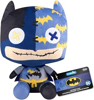 FunkoPop! Plush: Patchwork Batman - DC Comics Collectable Soft Toy - Official Merchandise - Stuffed Plushie for Kids and Adults - Ideal for Comic Books Fans