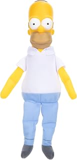 The Simpsons Homer Simpson Shelf Talker by JAKKS Pacific, with 20 Iconic Character-Inspired Phrases, Batteries Included, Soft Plush Material, Collectible Plush Shelf Talkers