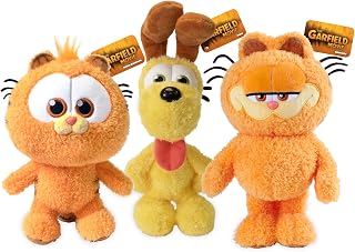 Animagic Garfield & Friends 8'' Plush 3 pc set