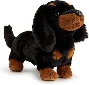 Zappi Co Daisy the Dachshund Plush Toy Sausage Dog (20cm) Sausage Dog Delight - Soft, Cuddly, Recycled - Adorable Elongated Friend