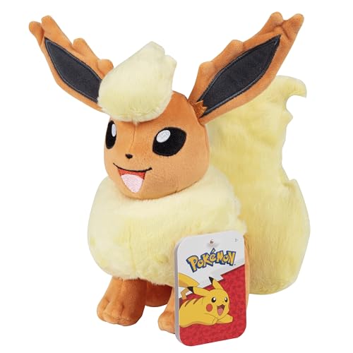 Jazwares Pokémon Flareon plush, 8 inch