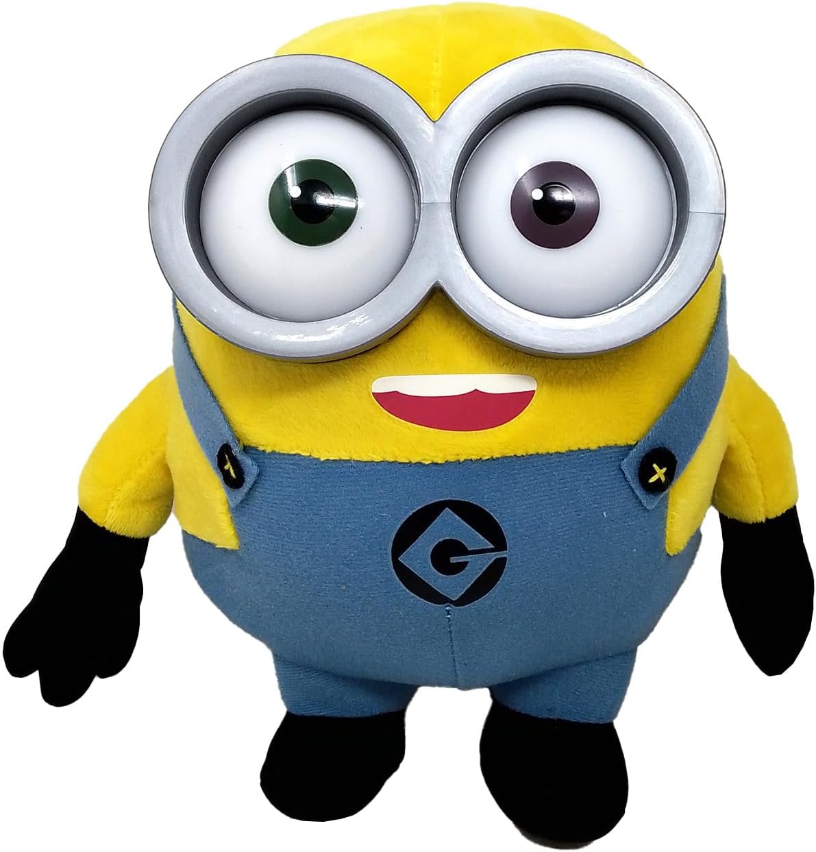 Play by Play Minions Rise of Gru Minions Plush Toy Premium Cuddly Toy New Selection Bob, Otto, Kevin, Stuart, Dave with PVC Eyes Original Licence (Bob 24 cm)