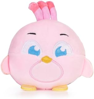 Angry Birds 4"/10cm Pink Stella Bird Sound Slammer Soft Plush Toy with Sound