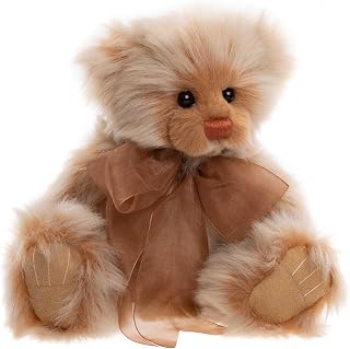 Charlie BearsMonday Plush Teddy Bear - Soft, Cute & Huggable Collectible Stuffed Animal for Kids & Adults