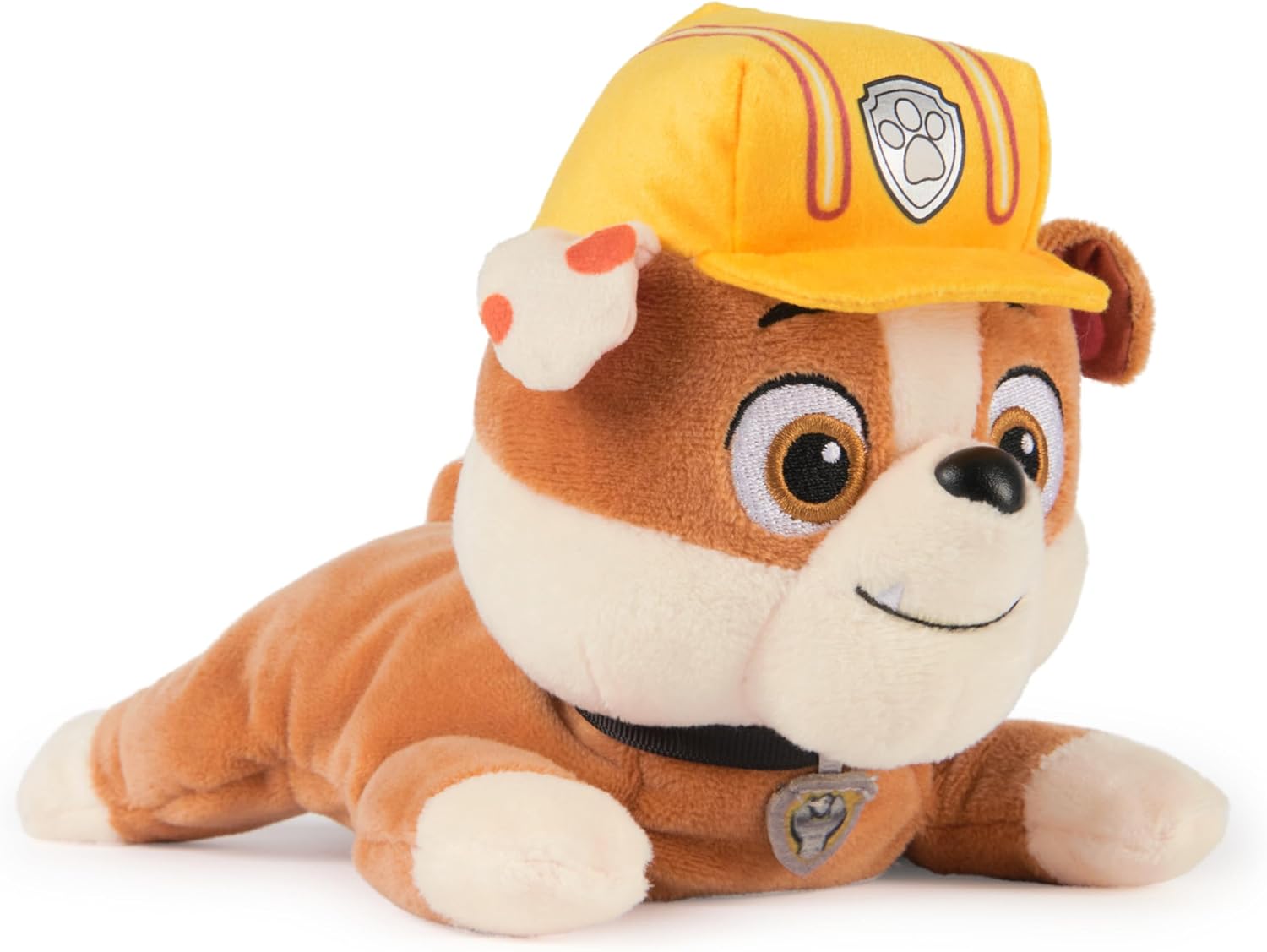 Paw Patrol GUND Rubble 8-Inch Plush, Stuffed Animal Sensory Toy, Ages 1+