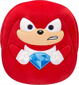 Squishmallows Original 8-inch Knuckles Holding Blue Emerald Plush