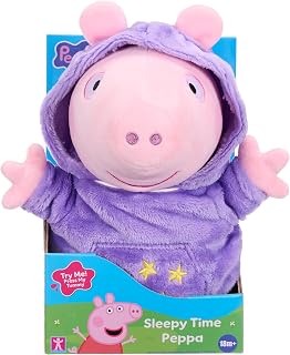 Peppa Pig Sleepy Time Peppa, Talking Soft Toy, Gift for Boy or Girl