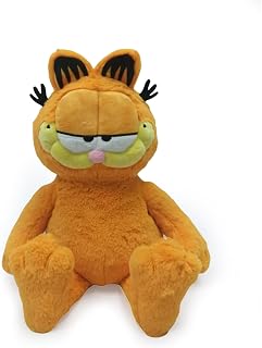 Warmies Plush Garfield from The Garfield Movie, Microwavable Heat Pad, Weighted Heatable Plushie Gently Scented with French Lavender
