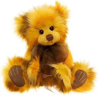 Charlie BearsCuddlesworth | Five-Way Jointed Plush Cute Yellow Orange Plush Collectable