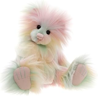 Charlie BearsBubblegum Pastel Multicoloured Five-Way Jointed Handmade Teddy Bear Unique Collectable