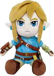 San-Ei - Zelda Breath Of The Wild Link Plush 28cm - Nintendo licensed, Brown
