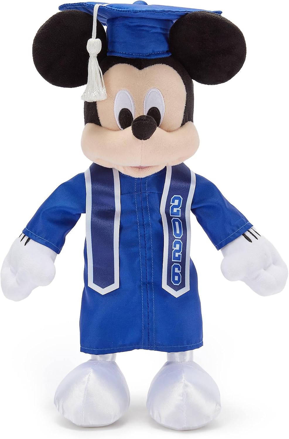 Disney Store Official Mickey Mouse Graduation Medium Soft Toy – 36cm Blue Cap and Gown Plush