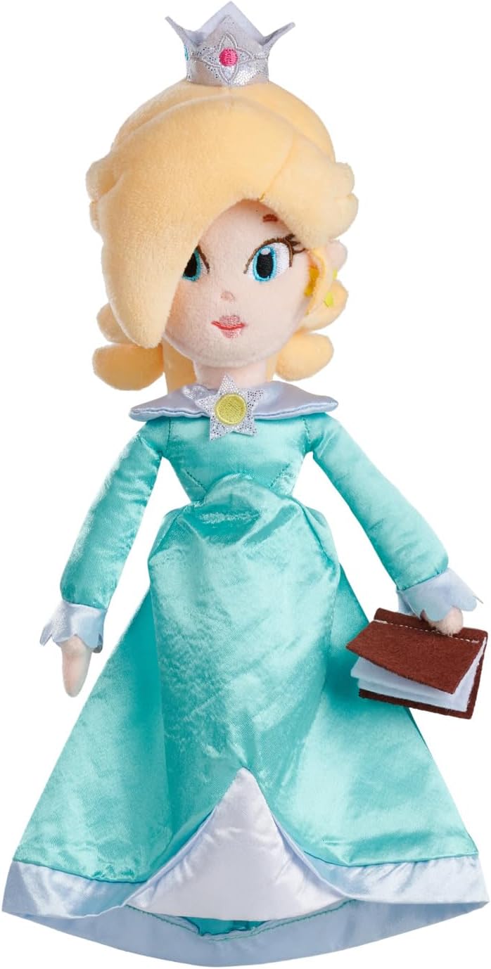 Nintendo Super Mario Rosalina 27cm plush soft cuddly toy, favourite for fans and collectors, birthday, christmas or gift