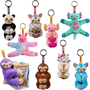 Magnetic Animal Character Plush with Reusable Tin, 9 to Collect, Styles May Vary