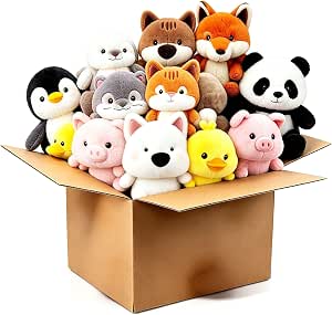 Farm Animal Plush Mystery Box Collection 6-Pack