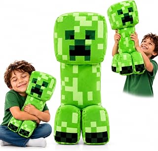 Minecraft Creeper Plush Toy 30cm - Super Soft Embroidered Gaming Character Plush for Kids, Premium Stuffed Soft Toy Gift for Toddlers, Minecraft Collectible Plush Teddy 3+