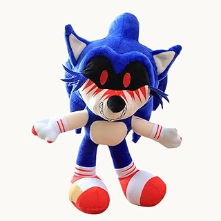 Sonic.exe Soft Toy 16 Inch, Sonic Cuddly Toy, Horror Gaming Plush Toy, Scary Character Stuffed Doll, Collectable Gift for Gamers