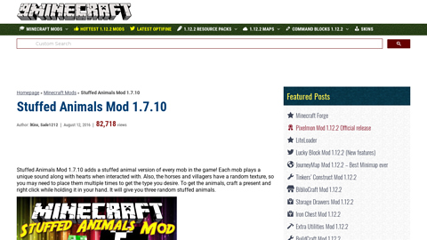 Minecraft Mod - Plushy Mobs